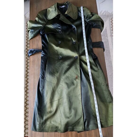 Dolce & Gabbana Khaki and Black Trench Coat - Picture 8 of 10